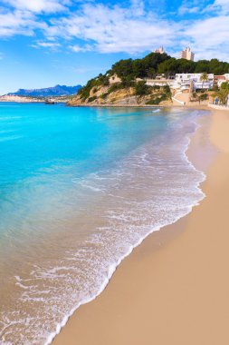 Moraira playa el portet plaj turkuaz su Alicante