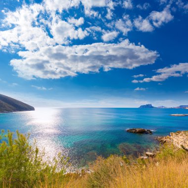 Moraira playa el portet beach Akdeniz Alicante