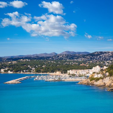 місті Moraira місті teulada порту Марина в Аліканте середземноморської