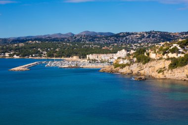 місті Moraira місті teulada порту Марина в Аліканте середземноморської