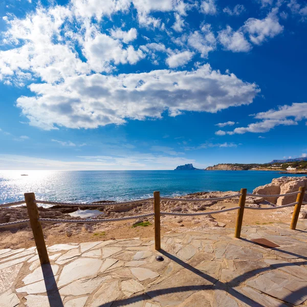 Moraira no Mediterrâneo Alicante em Espanha — Fotografia de Stock