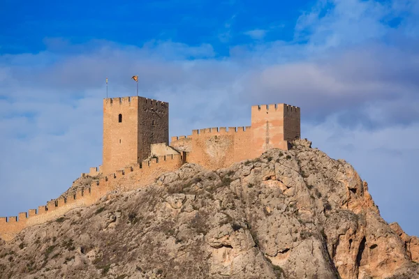 Castello del villaggio di Alicante Sax in Spagna — Foto Stock