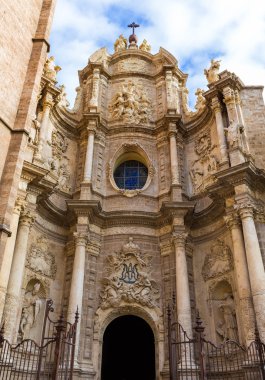 plaza de la Reina Valencia katedral seu cephe