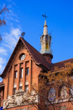 ayrıntı İspanya Valencia mercado merkez çarşı kule