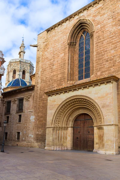 Valencia Romanesque Palau door of Cathedral Spain — Stock Photo, Image