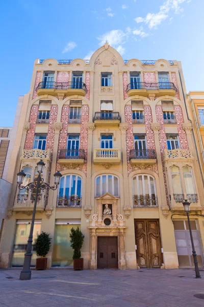 Valencia plaza almoina punt de ganxo modernistiska Spanien — Stockfoto