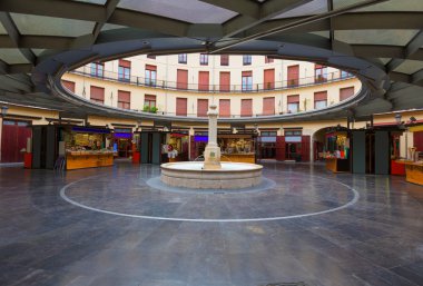 yuvarlak bir square İspanya Valencia plaza redonda olduğunu