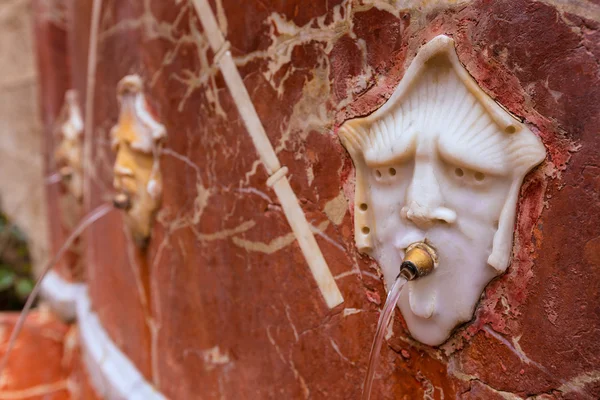 Valencia fountain of San Martin church in Spain — Stock Photo, Image