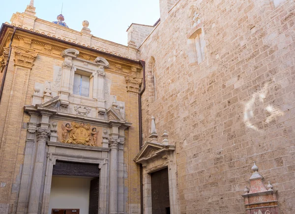 Valencia san martin kirche fassade von spanien — Stockfoto