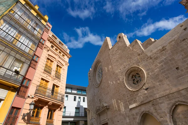 Valencia církevní plaza santa catalina lope de vega, Španělsko — Stock fotografie