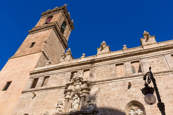 Valencia santos juanes kerk gevel Spanje — Stockfoto