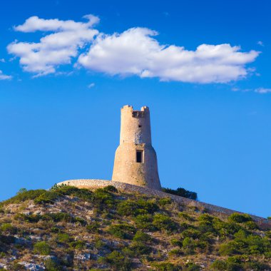 Denia torre del gerro Kulesi Akdeniz alicante