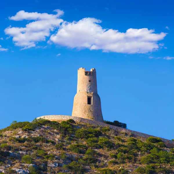 Denia Torre del Gerro torre Mediterrâneo Alicante — Fotografia de Stock