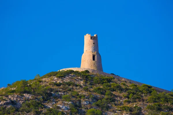 Denia Torre del Gerro torre Mediterrâneo Alicante — Fotografia de Stock