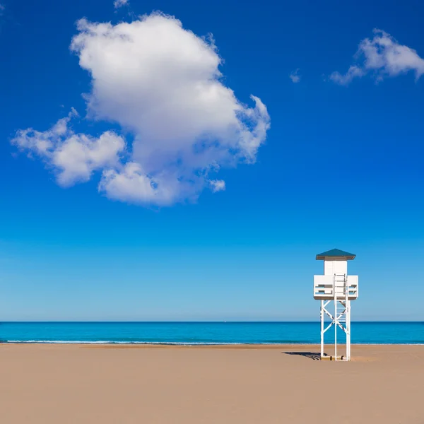 Plage de Gandia à Valence Méditerranée Espagne — Photo