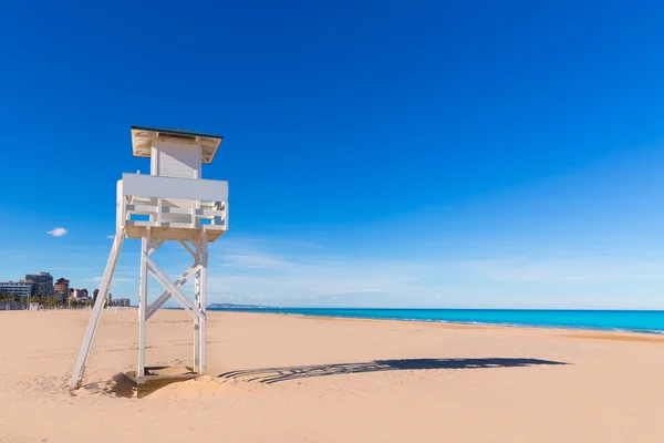 Gandia beach in Valencia Mediterranean Spain — Stock Photo, Image