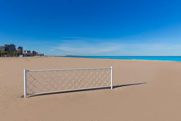 Gandia beach in Valencia Mediterranean Spain — Stock Photo, Image