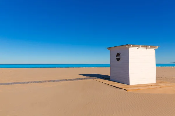 Gandia beach in Valencia Mediterranean Spain — Stock Photo, Image