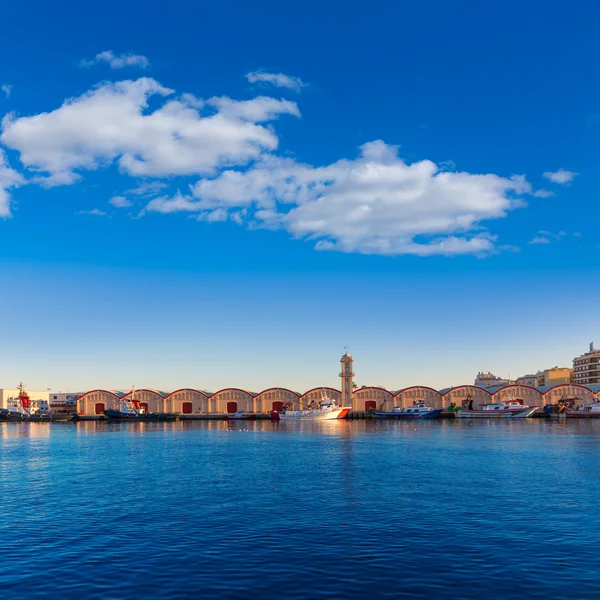 Gandia pelabuhan puerto Valencia di Mediterania Spanyol — Stok Foto