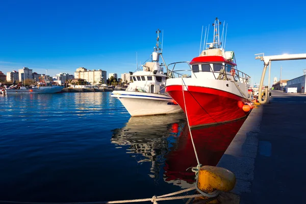 Gandia port puerto valencia im mediterranen spanien — Stockfoto