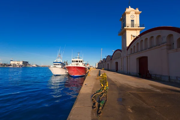 Porto de Gandia porto de Valência no Mediterrâneo Espanha — Fotografia de Stock