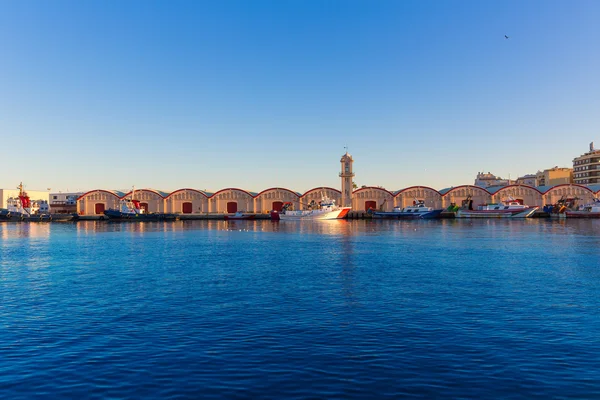 Porto de Gandia porto de Valência no Mediterrâneo Espanha — Fotografia de Stock