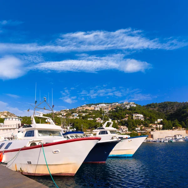 Javea xabia fisherboats i hamnen i alicante Spanien — Stockfoto