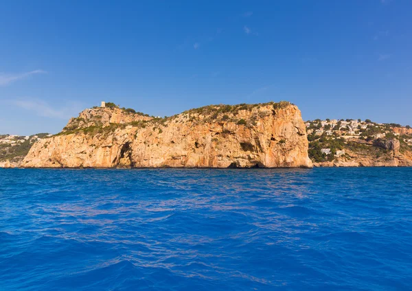 在阿利坎特 javea isla del descubridor xabia — 图库照片