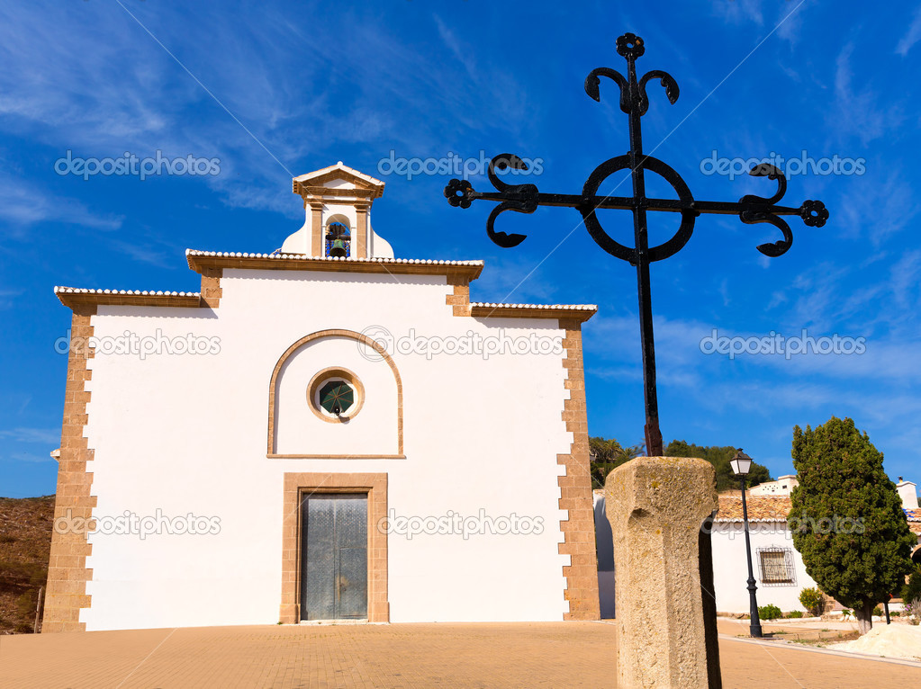Javea Ermita del Calvario at Xabia Alicante in Spain