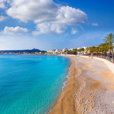 Javea xabia playa la grava beach alicante İspanya