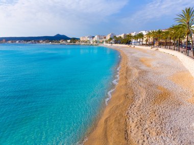 Javea xabia playa la grava beach alicante İspanya