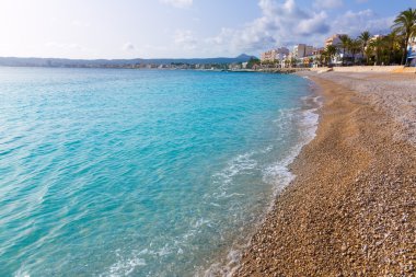 Javea xabia playa la grava beach alicante İspanya