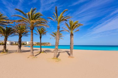 Javea xabia playa del arenal İspanya'da Akdeniz
