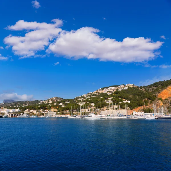 Javea xabia marina klubu nautico alicante Španělsko — Stock fotografie