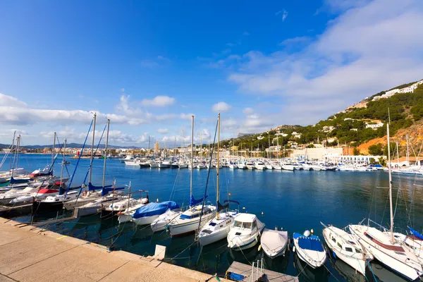 Javea xabia marina club nautico i alicante Spanien — Stockfoto