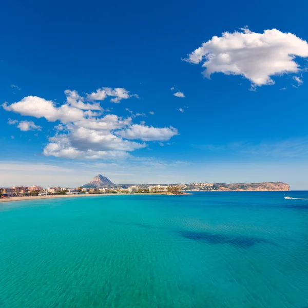 ハベア xabia プラヤ ・ デル ・地中海のスペインでアレナル — ストック写真