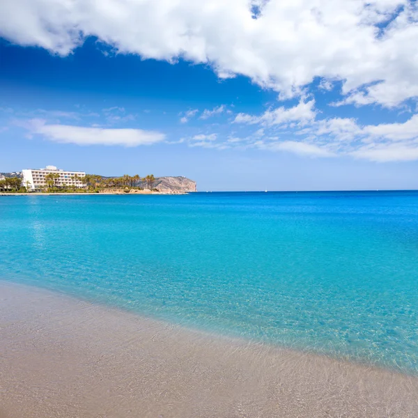 Javea Xabia playa del Arenal in Mediterranean Spain — Stock Photo, Image