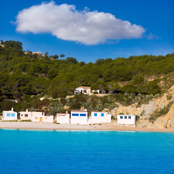 Javea xabia playa la barraca portichol alicante Spanje — Stockfoto