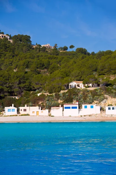 Javea xabia playa la barraca portichol alicante Spanje — Stockfoto