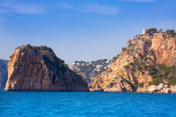 Javea isla del descubridor torre granadella alicante — Stockfoto