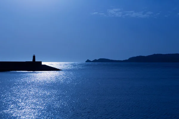 Luz da manhã Javea Xabia em Alicante — Fotografia de Stock