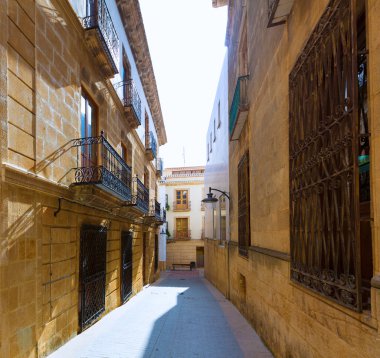 Javea xabia eski şehrin sokakları alicante İspanya