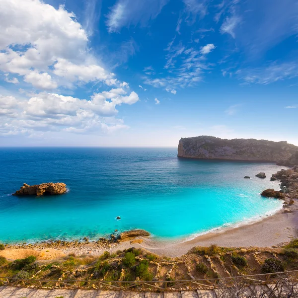 Javea playa ambolo strand xabia in alicante — Stockfoto