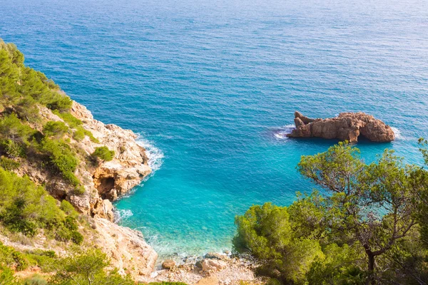 Javea playa ambolo beach xabia v alicante — Stock fotografie