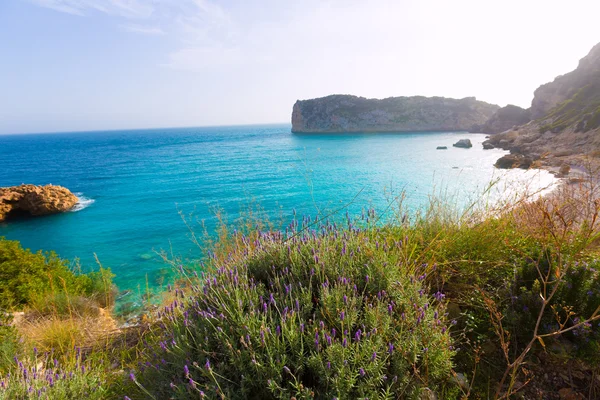 Javea playa ambolo beach xabia v alicante — Stock fotografie