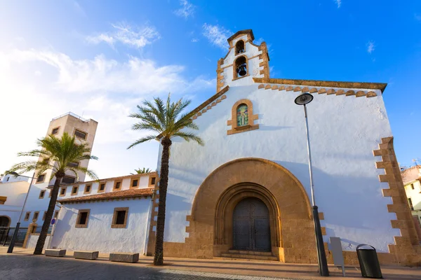 Javea Xabia ciudad Placeta del Convento iglesia Alicante — Foto de Stock