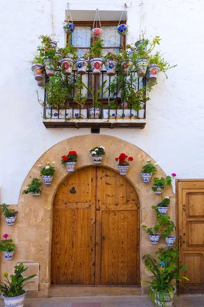 Javea xabia oude stad straten in alicante Spanje — Stockfoto