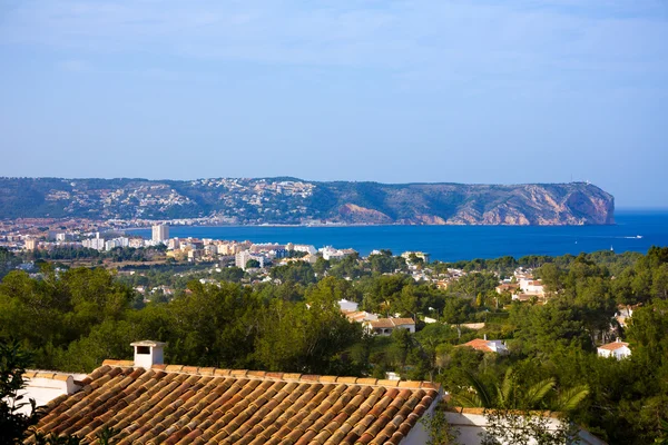 Javea xabia manzarası ile san antonio cape alicante — Stok fotoğraf