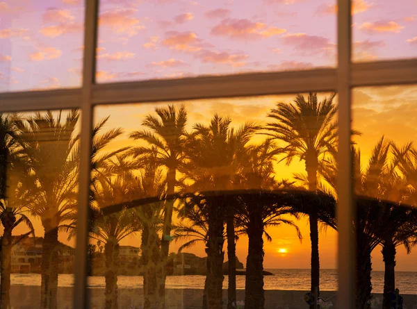 Javea el arenal strand zonsopgang mediterrane Spanje — Stockfoto