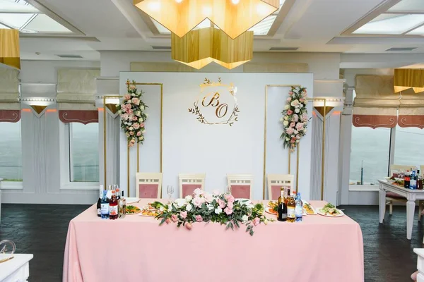 Luxury Place Amazing Wedding Party — Stock Photo, Image